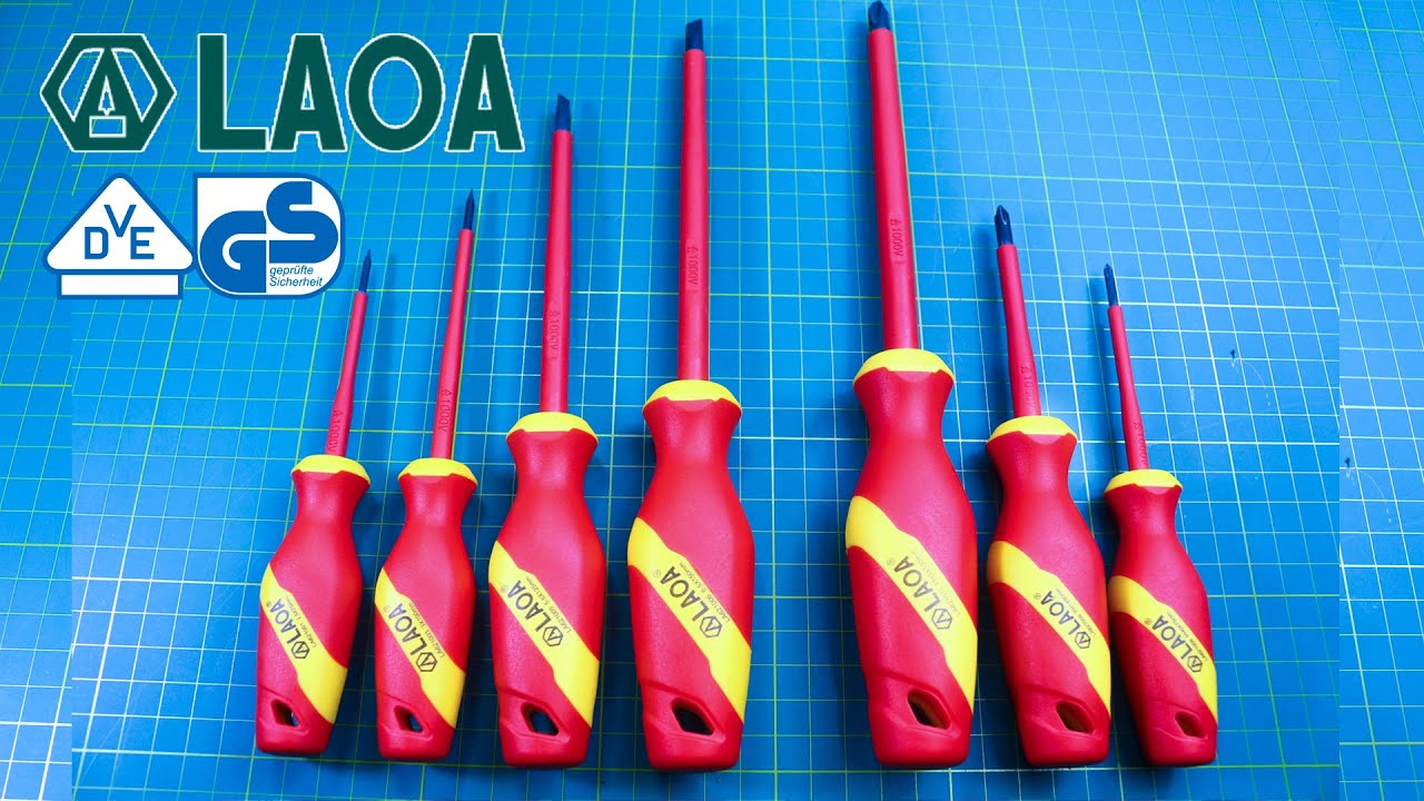 KIT de Chaves Isoladas com CERTIFICAÇÃO VDE 1000V LAOA