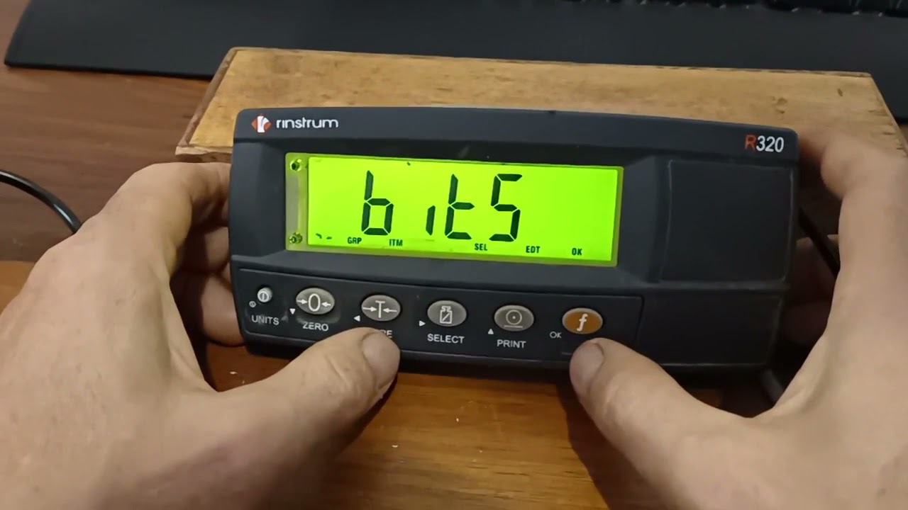 Rinstrum R320 serial output