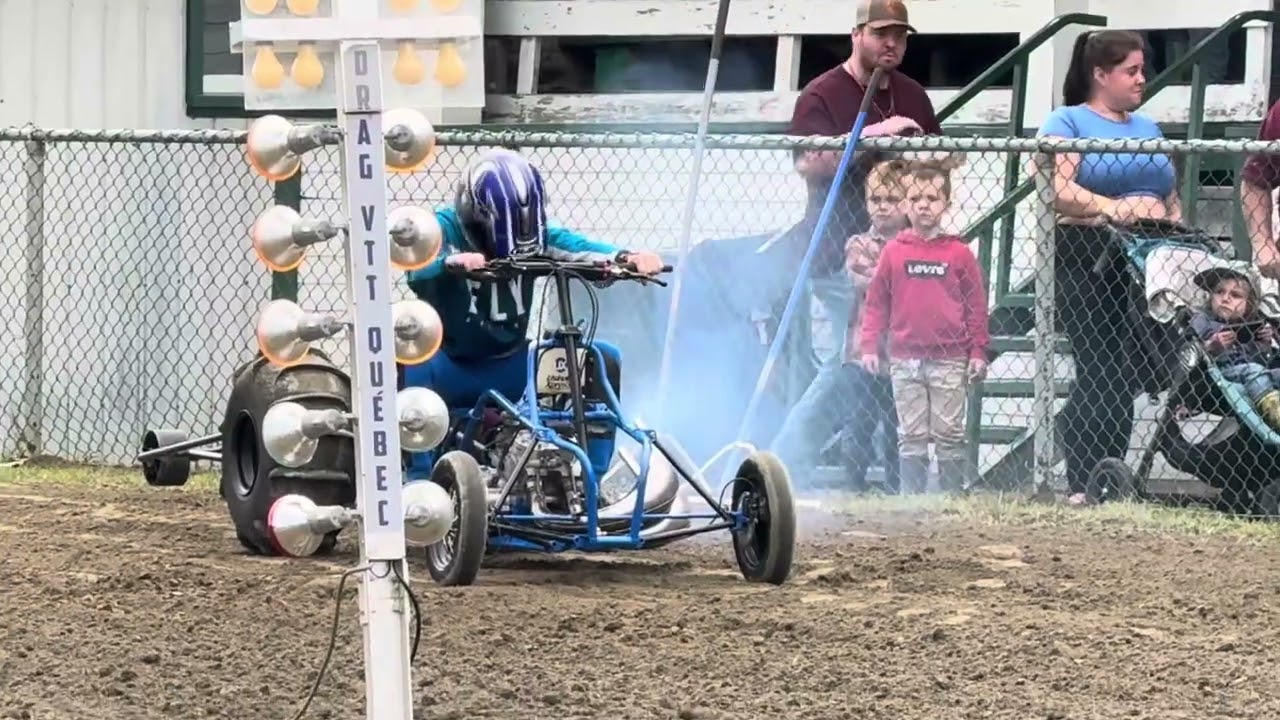 Drag vtt Qu&eacute;bec au Ayer's Cliff Drag N Show #dragvtt #ayerscliffdragnshow
