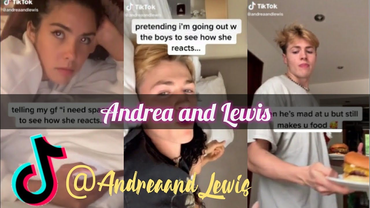 Andrea and Lewis Tiktok Compilation | cute couples in tiktok
