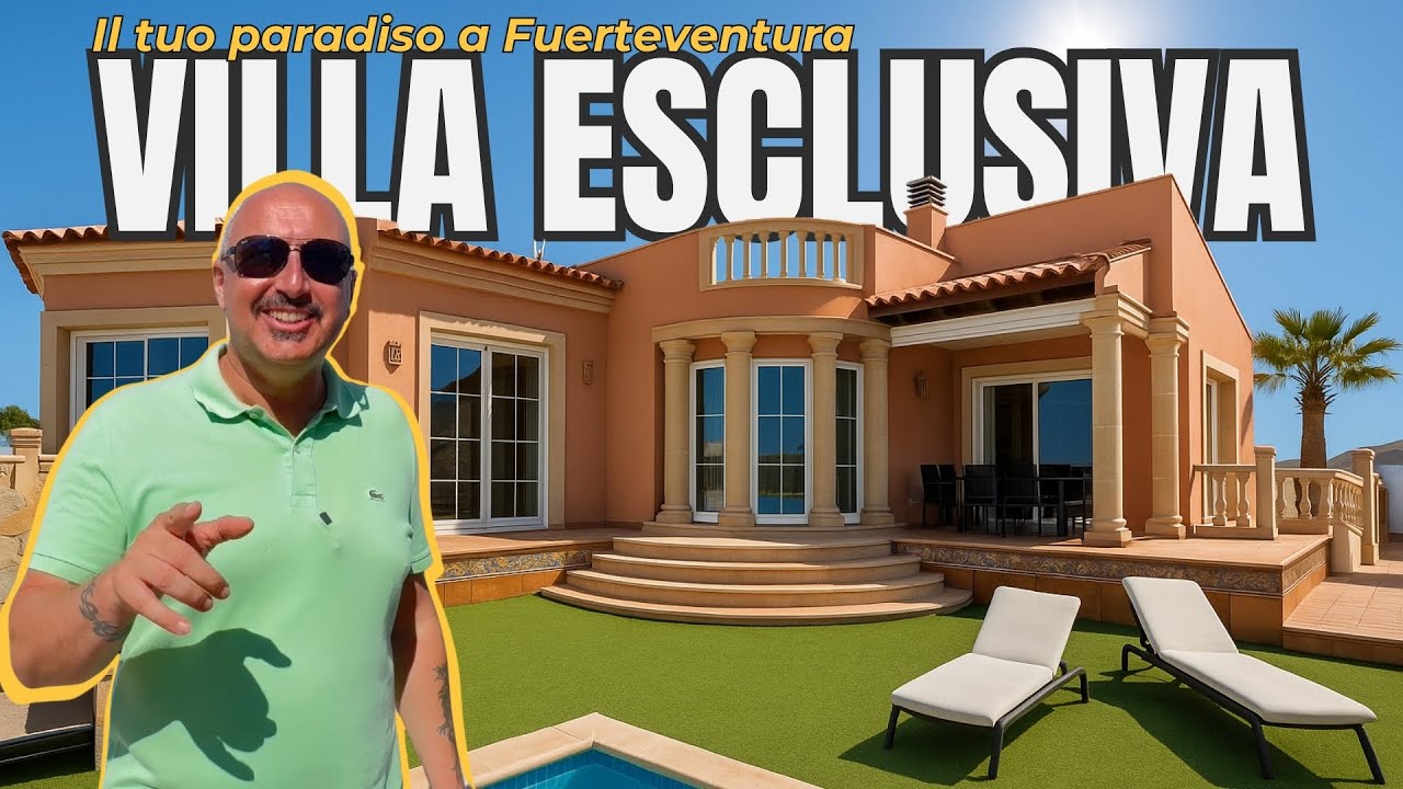 LA VILLA DEI SOGNI A FUERTEVENTURA! Lusso, sole e relax in paradiso 🏝️#goldenhousefuerteventura