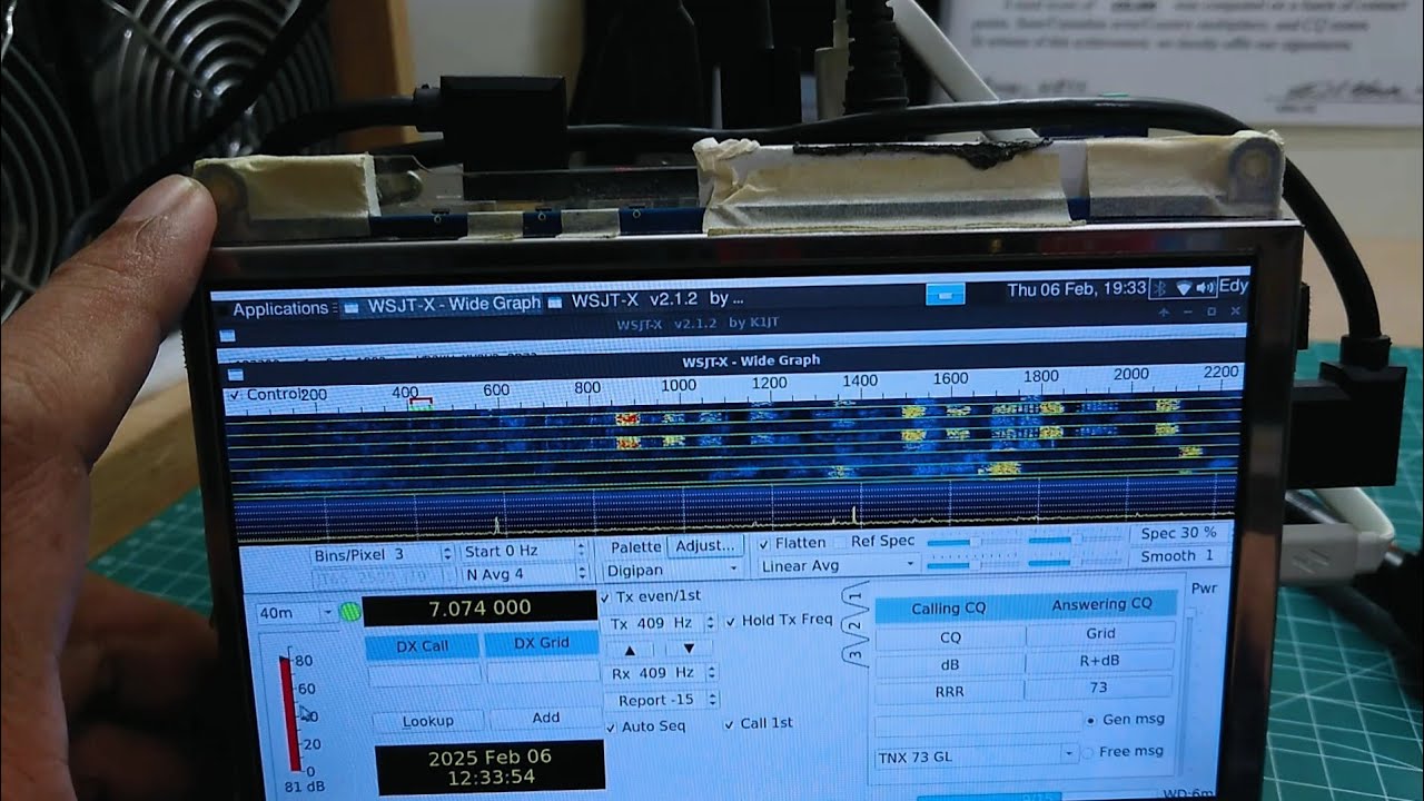 Mini PC + ICOM 718 Worked FT8