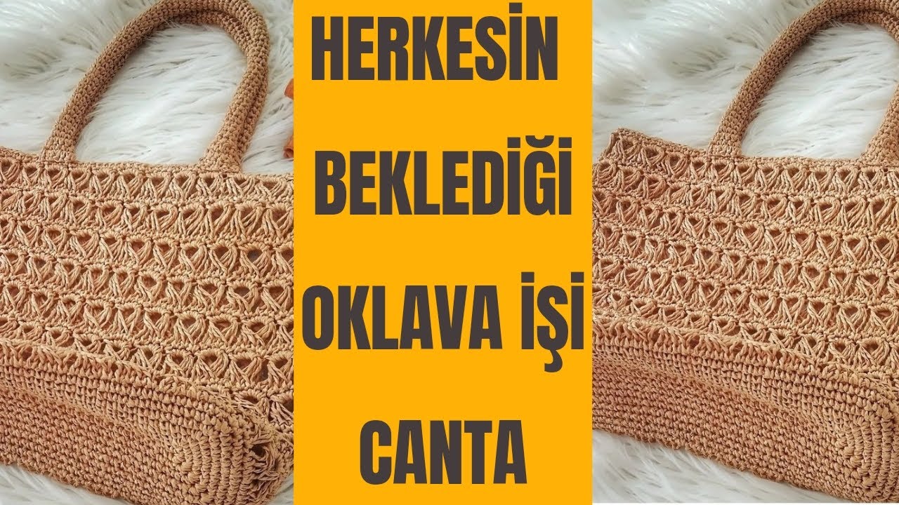 KAĞIT İP OKLAVA İŞİ ÇANTA