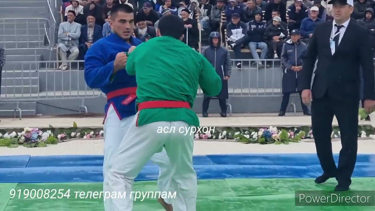 ШЕРМУХАММАД ЖАНДРИЕВ ВА НОРКУВВАТ ПОЛВОН КУРАШИ.