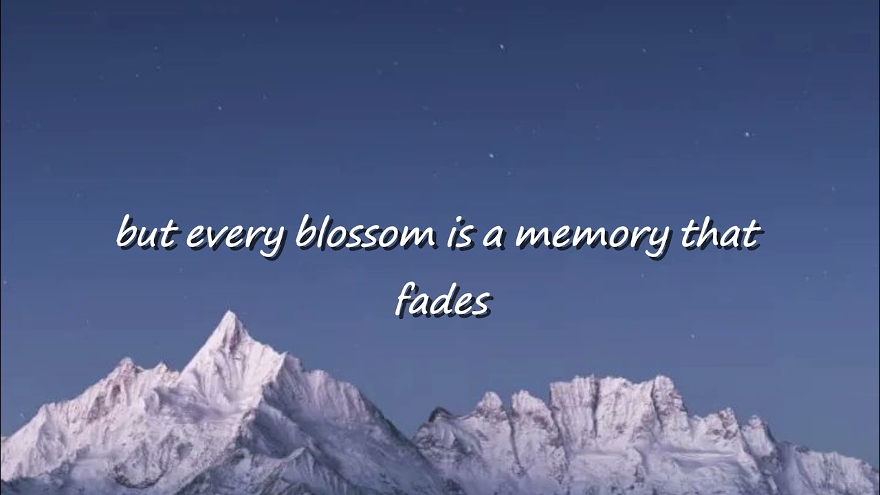 The Flowers I See You In | English sad song | Lyrics | #favoritegirl