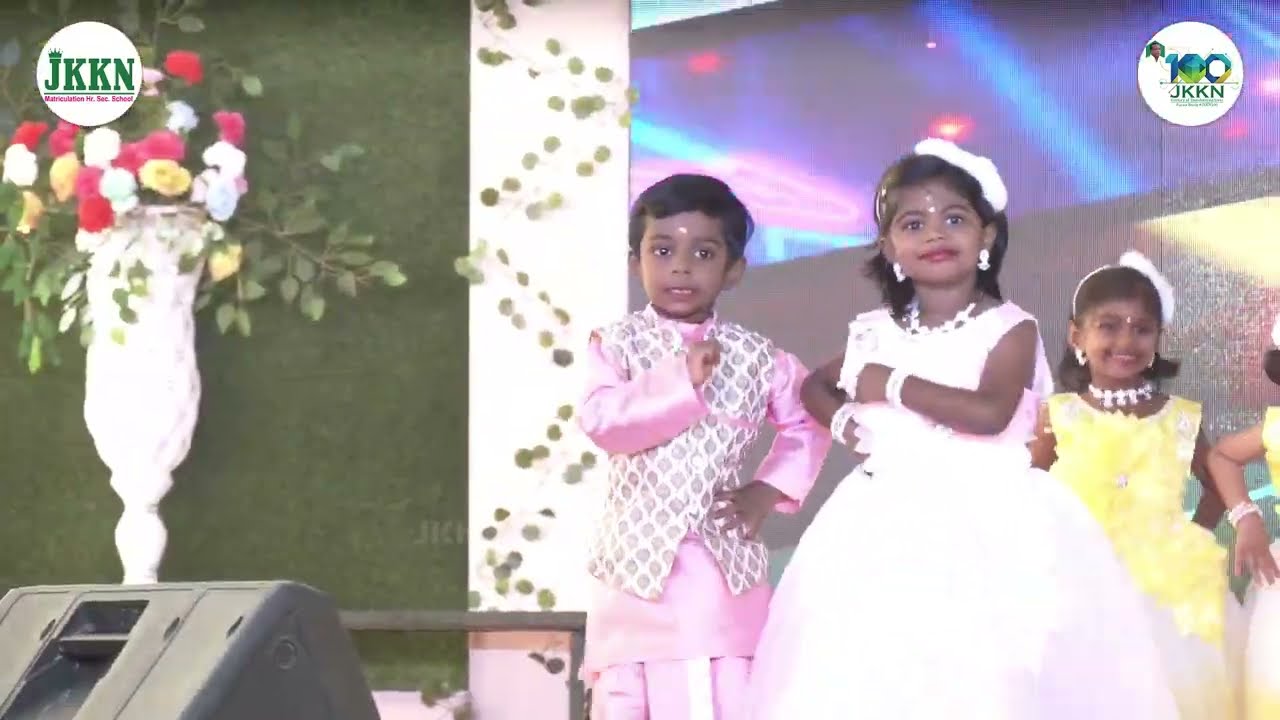 இந்த அழகை வர்ணிக்க வார்த்தையே இல்லை! ❤️ JKKN LKG Students Cute Dance