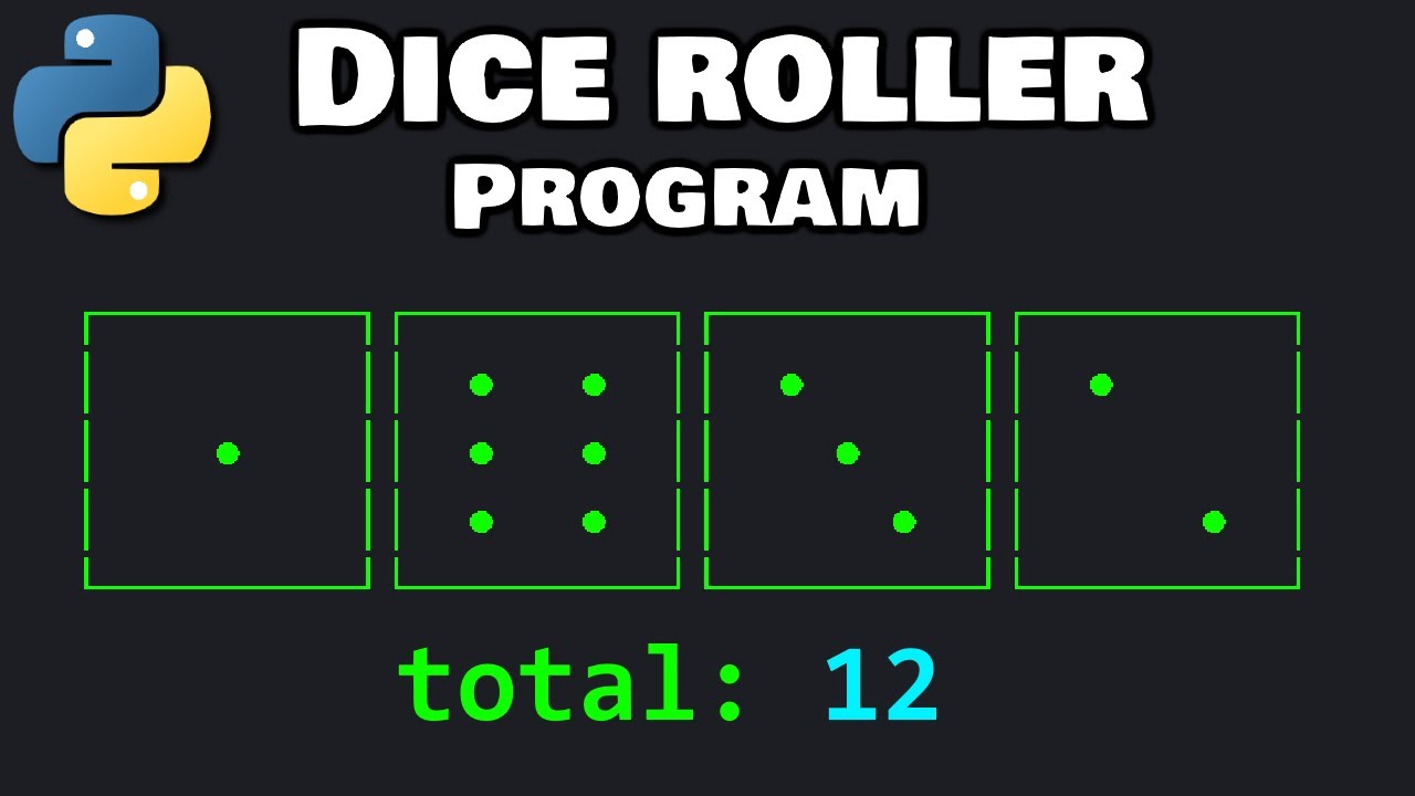 Напишите программу для игры в кости за 10 минут! 🎲