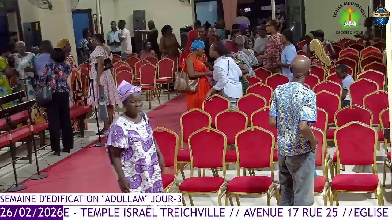 JEUDI 26 FEVRIER 2026 SEMAINE D'EDIFICATION 