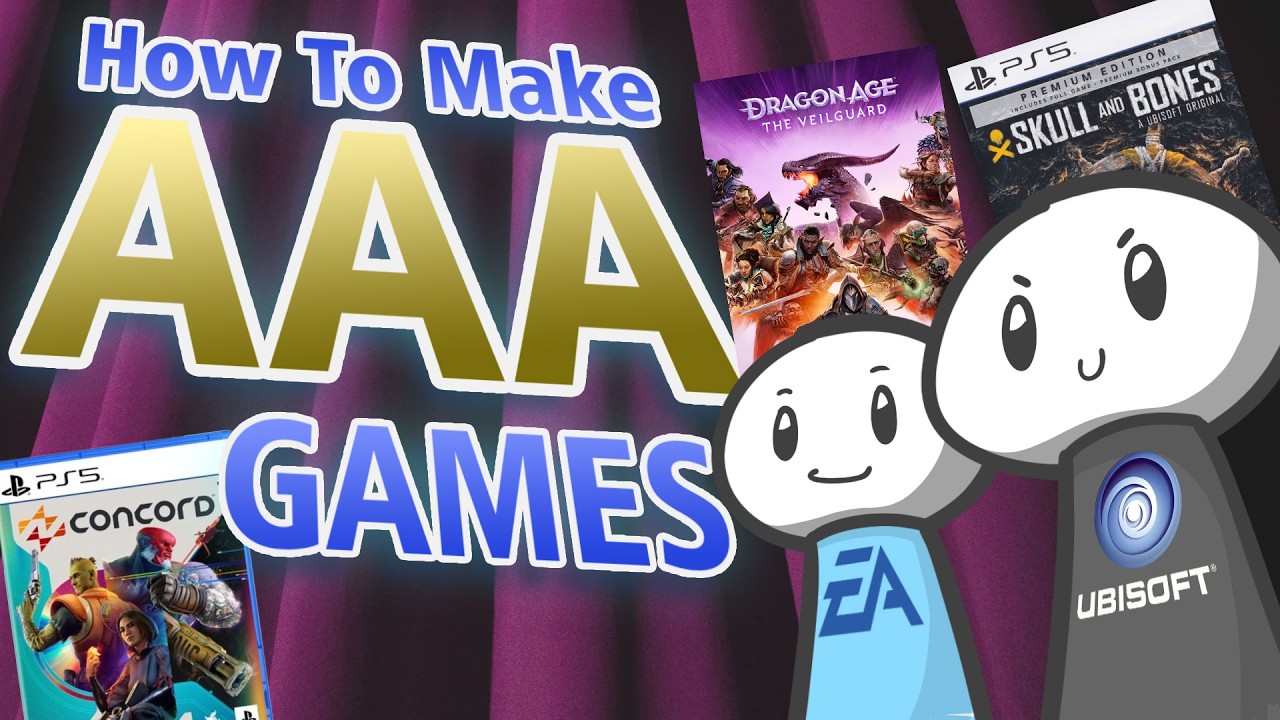 HOW TO MAKE AAA GAMES! (and make money)