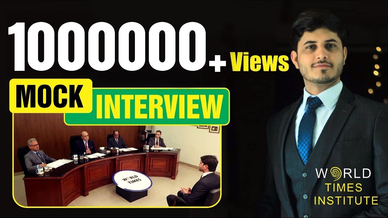 Mock Interview | Bilal Zubair | World Times Institute | Full Interview