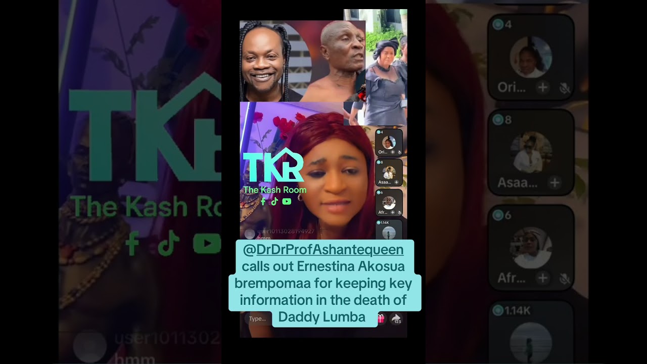 Daddy Lumba’s sister Akosua brempomaa is protecting oprega Odo bronii Priscilla 