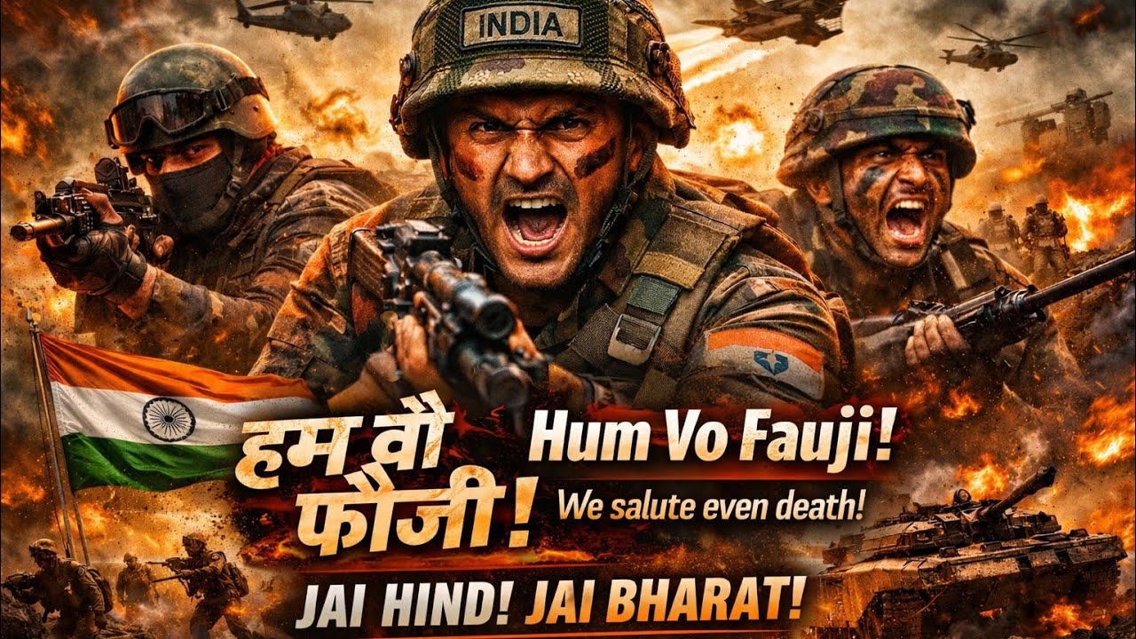Hum Woh Fauji Hai | हम वो फौजी हैं | Indian Army War Anthem 2026 | Jai Hind Jai Bharat 🇮🇳