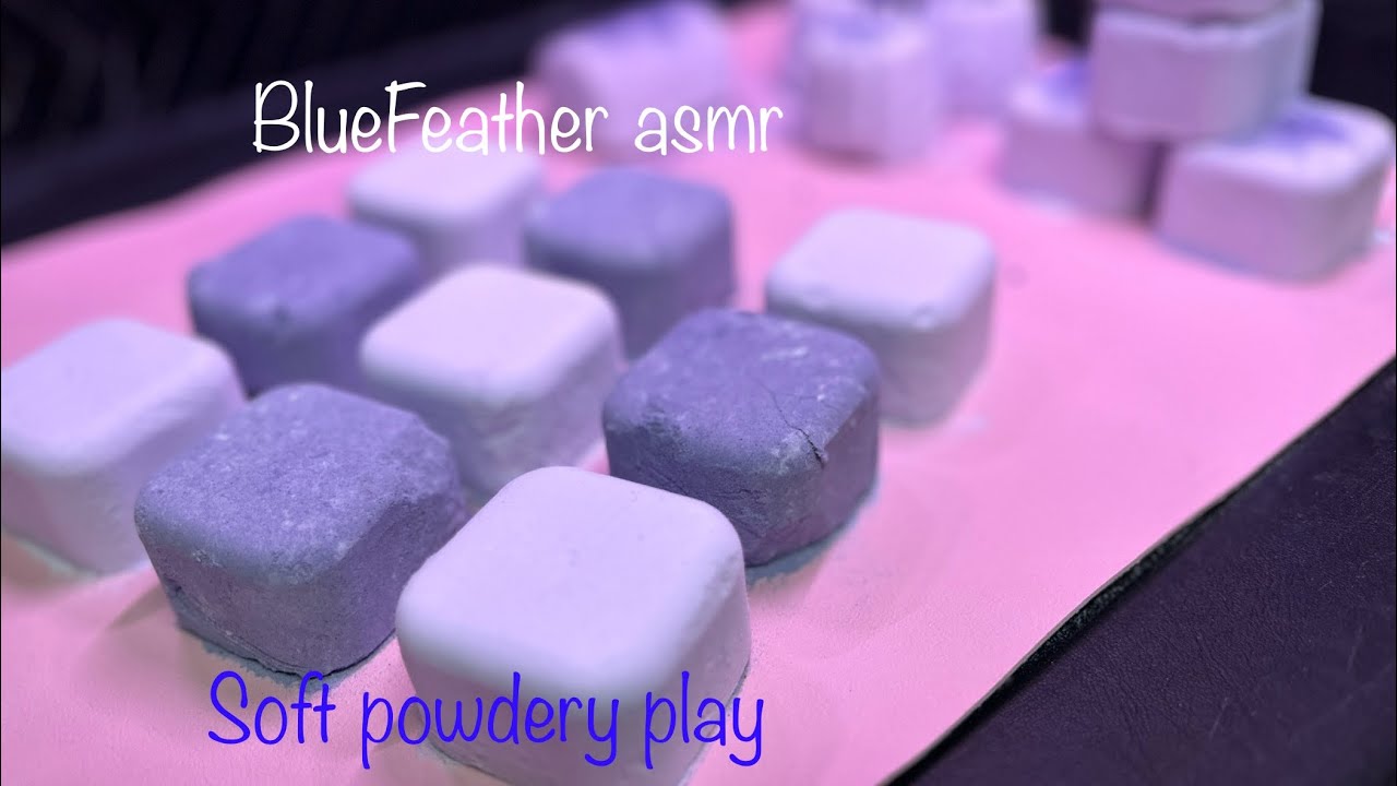 Asmr Baking soda Soft powdery play