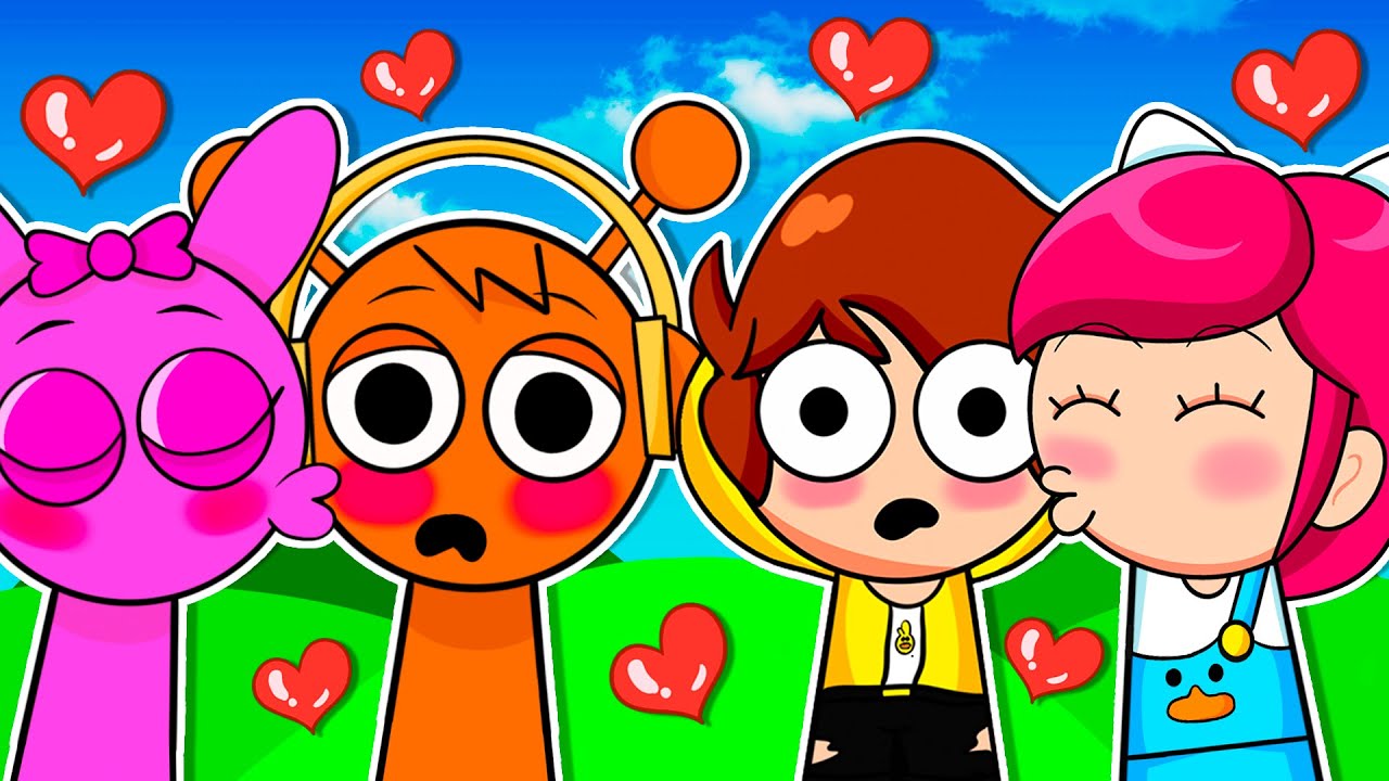 SPRUNKI PERO TODOS se BESAN! 😍💋 SPRUNKI INCREDIBOX JUEGO COMPLETO