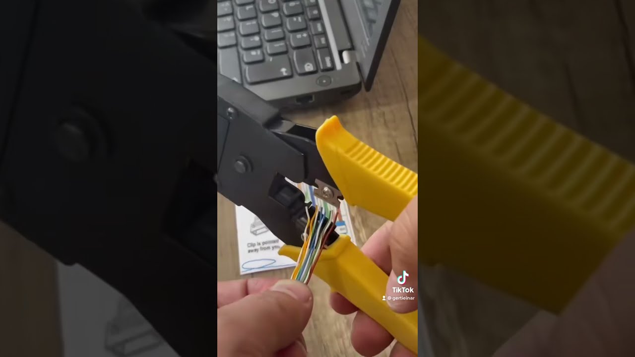 How to Fix a Broken Ethernet Cable and Crimp RJ45 Connector Best tutorial