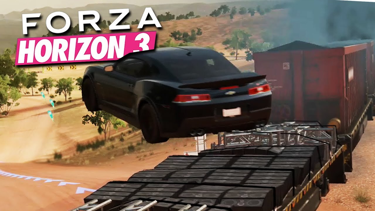 Zagrajmy w Forza Horizon 3 #6 - WYŚCIG Z POCIĄGIEM! WOW!- Xbox One