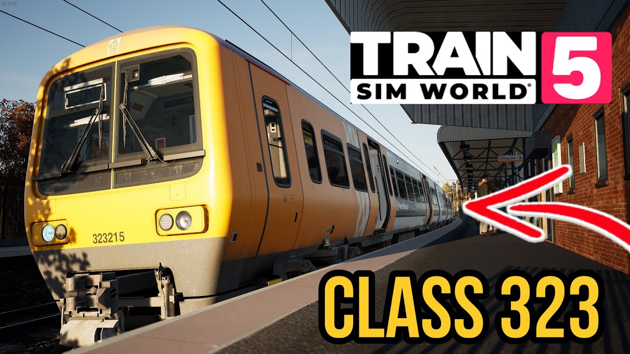Крутая поездка на британском поезде Class 323 (Add-On) в Train Sim World 5!