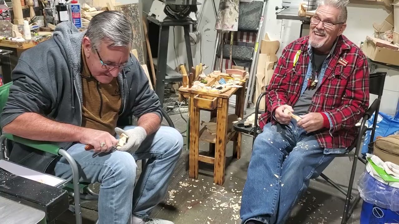 Hanging out in the shop with some good friends