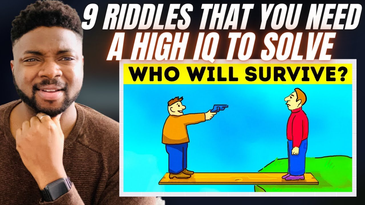 Brit Reacts To 9 RIDDLES THAT ONLY HIGH IQ PEOPLE CAN SOLVE!