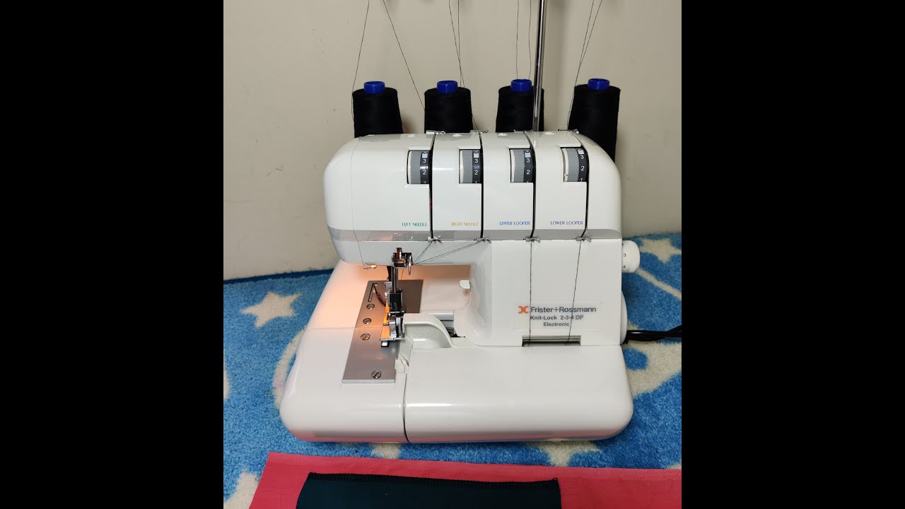 Frister + Rossmann Kint-lock overlock video test