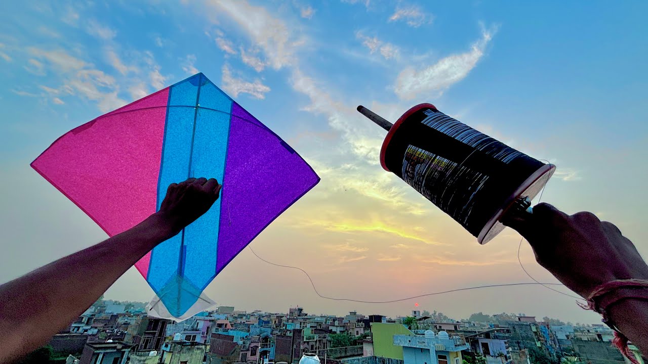 kite fighting with 2 Shoorveer Manjha | kite cutting | kite 