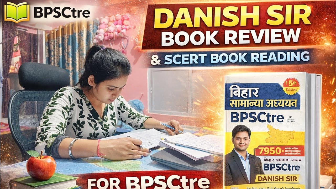 📚: BPSC TRE 4 Study Vlog - Danish Sir’s Book Review & Essential SCERT Reading Tips!@BiharAdda247
