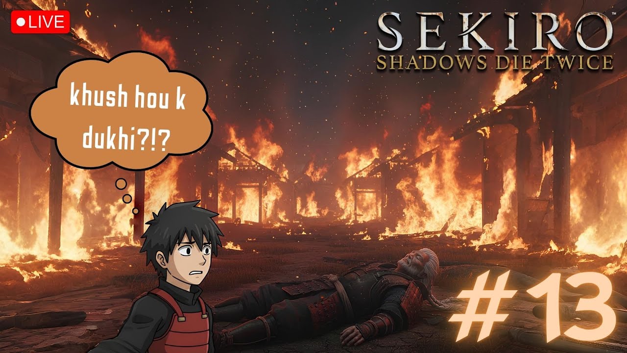 Fighting Baapu (Owl) in Hirata Estate... Again 😭| Sekiro - Part 13 | LIVE | PappuBhaiKaAdda | LIVE