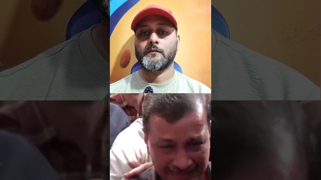 Arvind kejriwal media ke samne rone lage