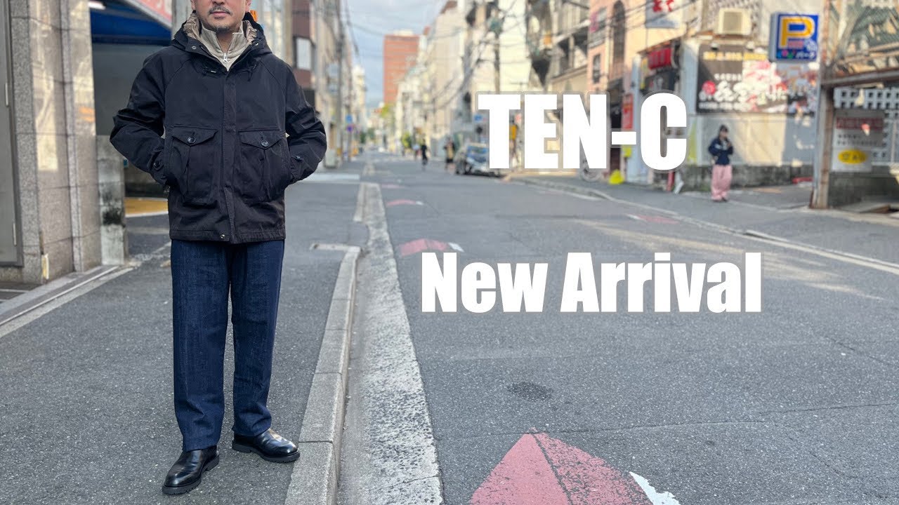 2025-26 秋冬 新作 Ten C テンシー Tempest Anorak ブルゾン ダウンジャケット スウェット rootweb hiroshima ルーツウェブ 広島