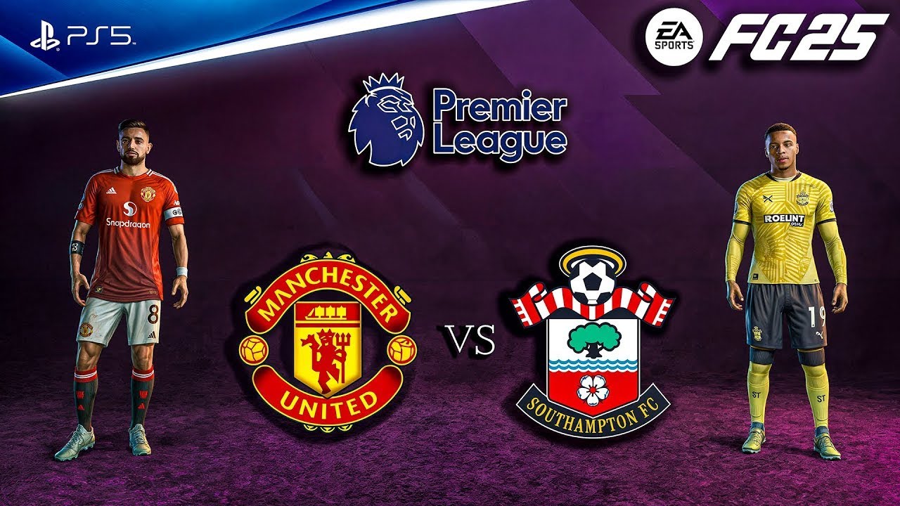 FC 25 - Manchester United vs Southampton | Premier League 25/26 Full Match | PS5™ [4K60]
