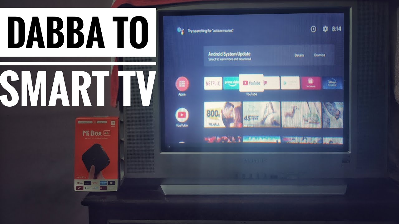 How to make any TV Smart TV | CRT TV to Smart TV | Mi BOX 4K | BIY