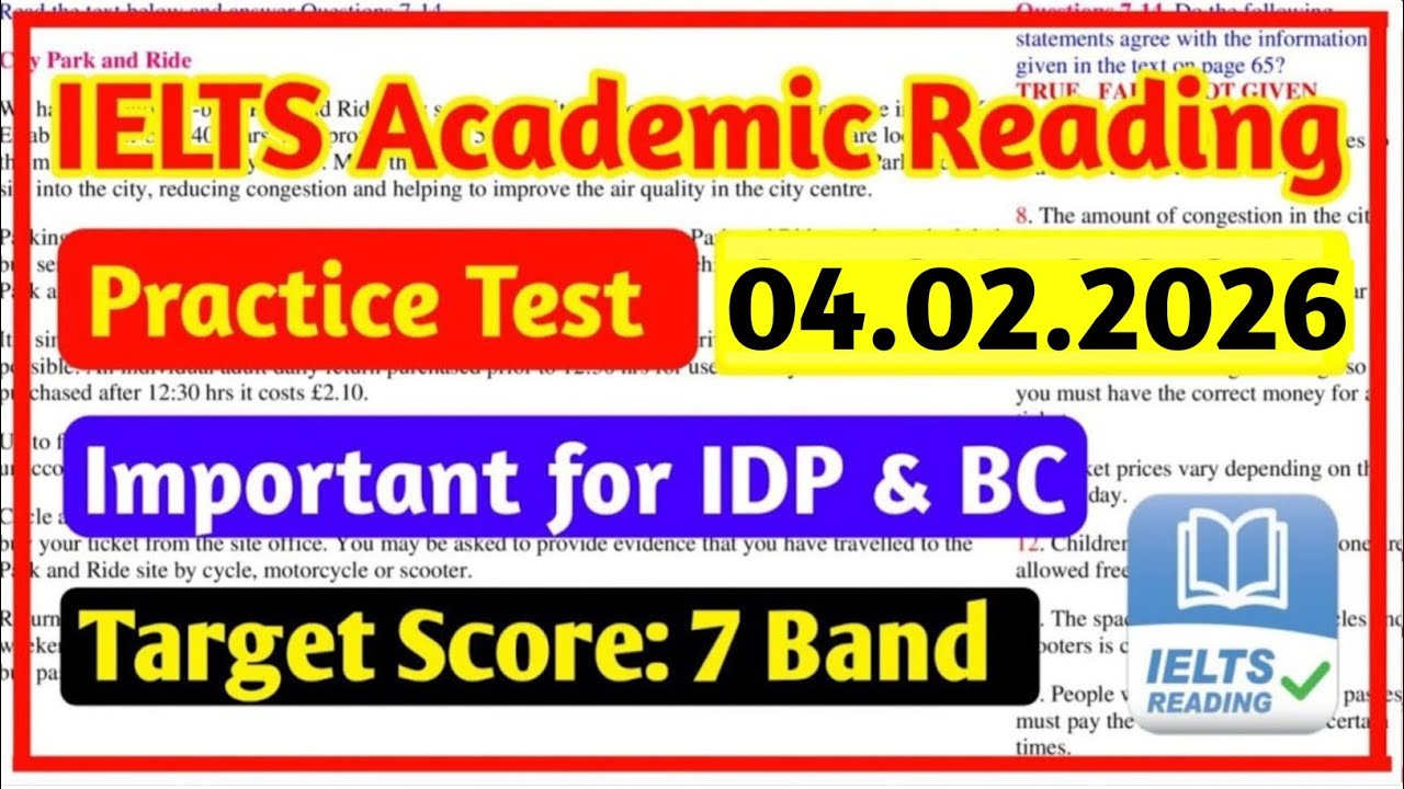 IELTS Reading Practice Test 2026 With Answers | IELTS Academic Reading Practice Test 2026