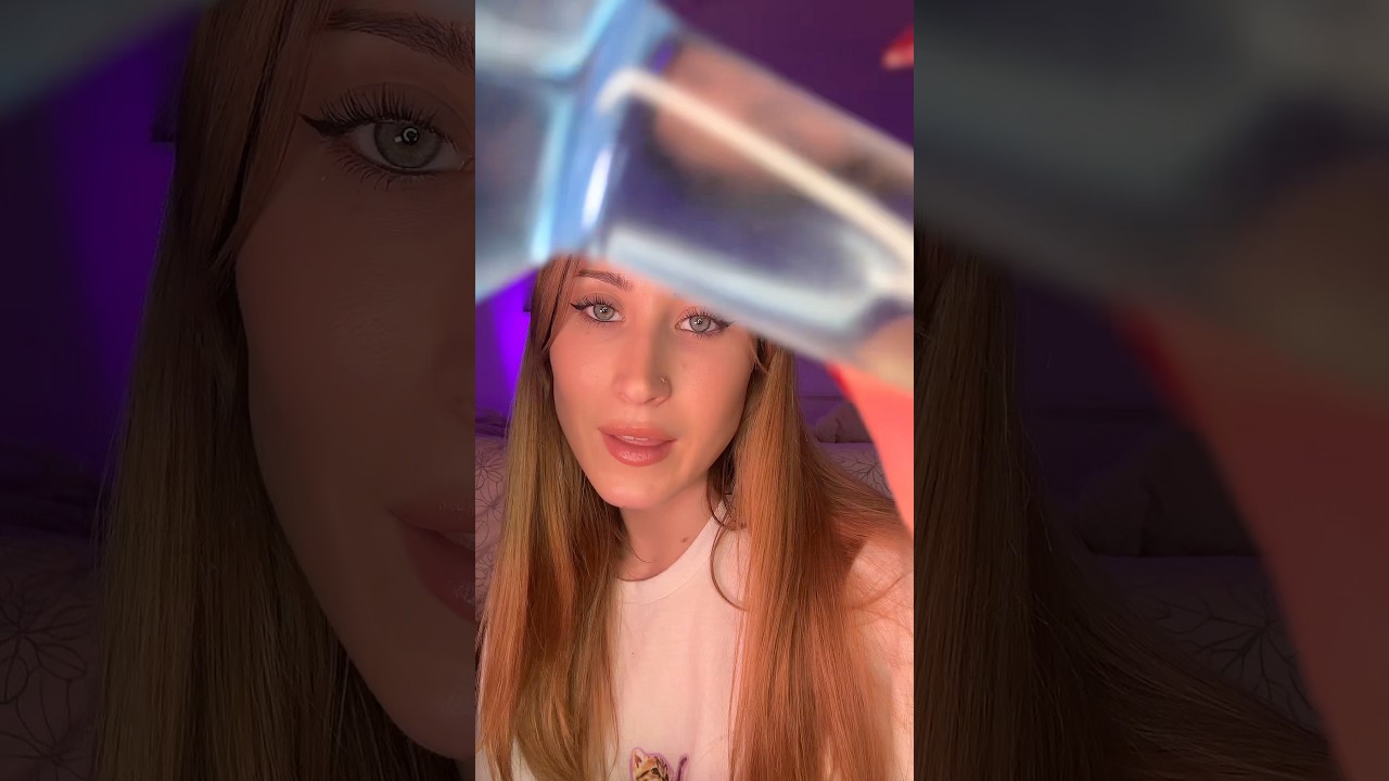 ASMR cleansing your aura 🕯️ #asmr #asmrshorts #relax #auracleansing