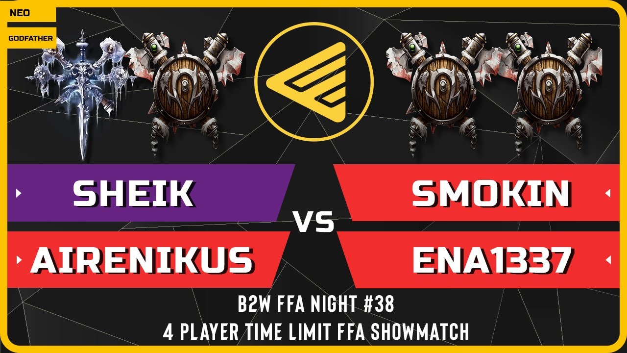 WC3 - 4 Player Time Limit FFA Showmatch #2 - B2W FFA Night #38