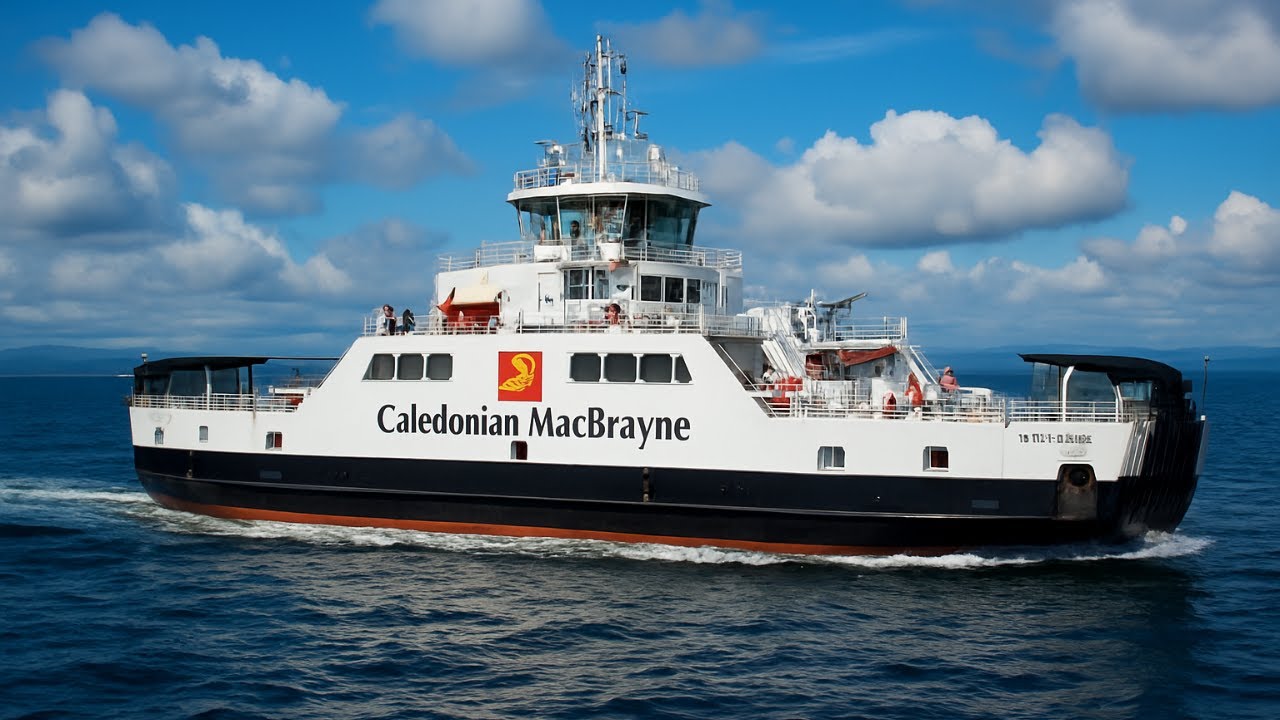 MV Loch Shira Makes a Splash at Cumbrae Slipway