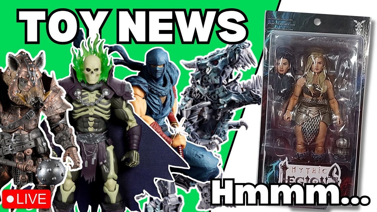 🔴 DORKLAIR LIVE - TOY NEWS - Boarrior | MLRPG Updates | MOTU | Ninja Gaiden | Grimlock and more!