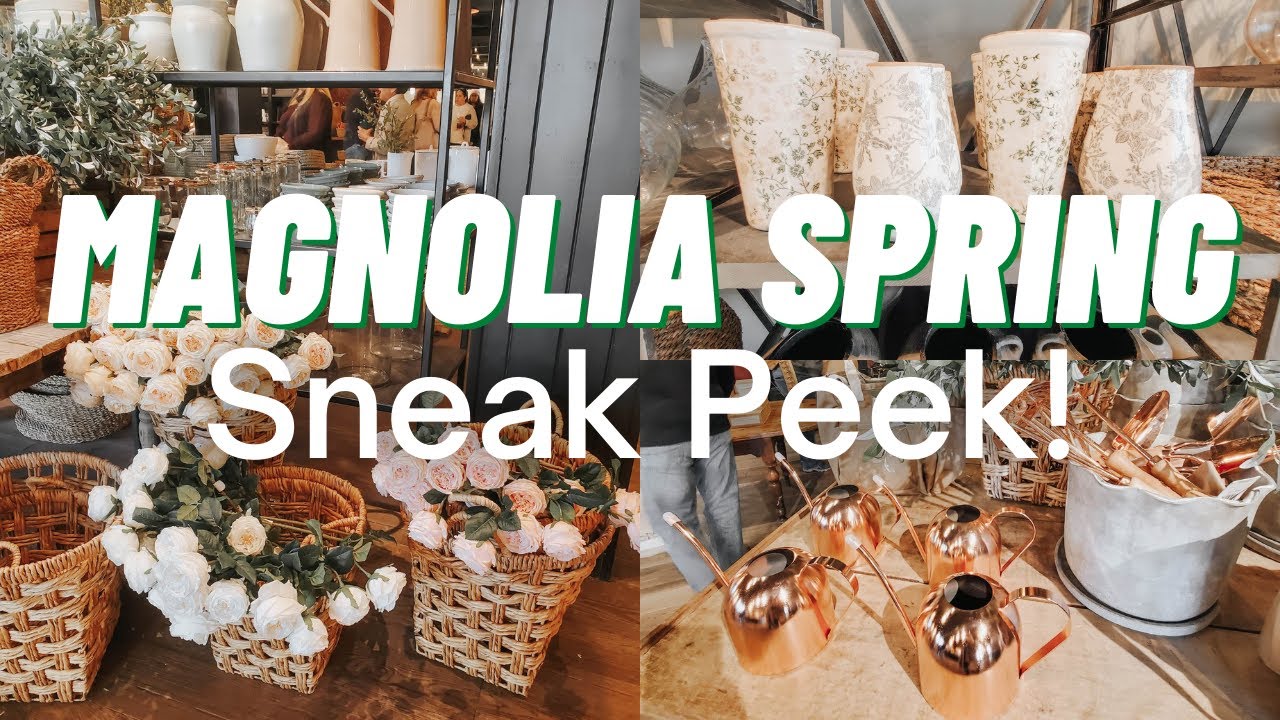 Magnolia Home Spring Collection Sneak Peek! Magnolia Market Spring 2023