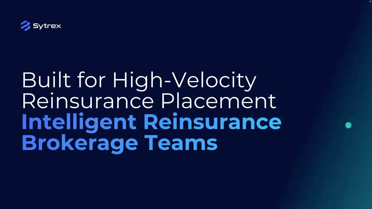 Sytrex   Industrializing Reinsurance Placement for Brokers 🚀