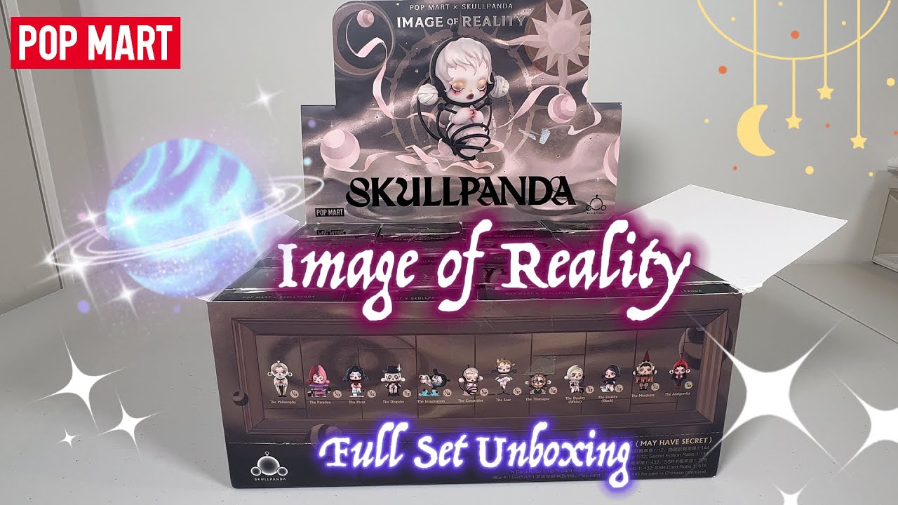 【POPMART】SKULLPANDA Image of Reality 🕰🪐🌊 - BLIND BOX FULL SET UNBOXING!!!