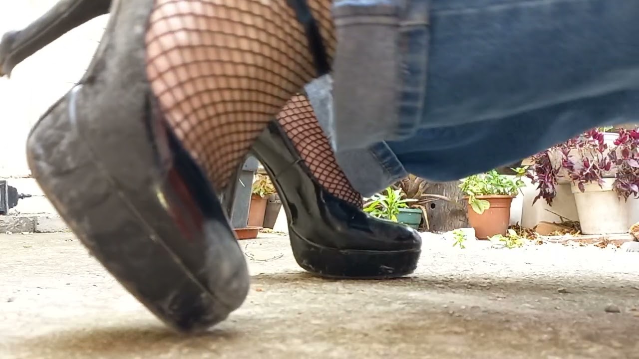 Destroying Patent High Heels (Slow Motion Destruction)
