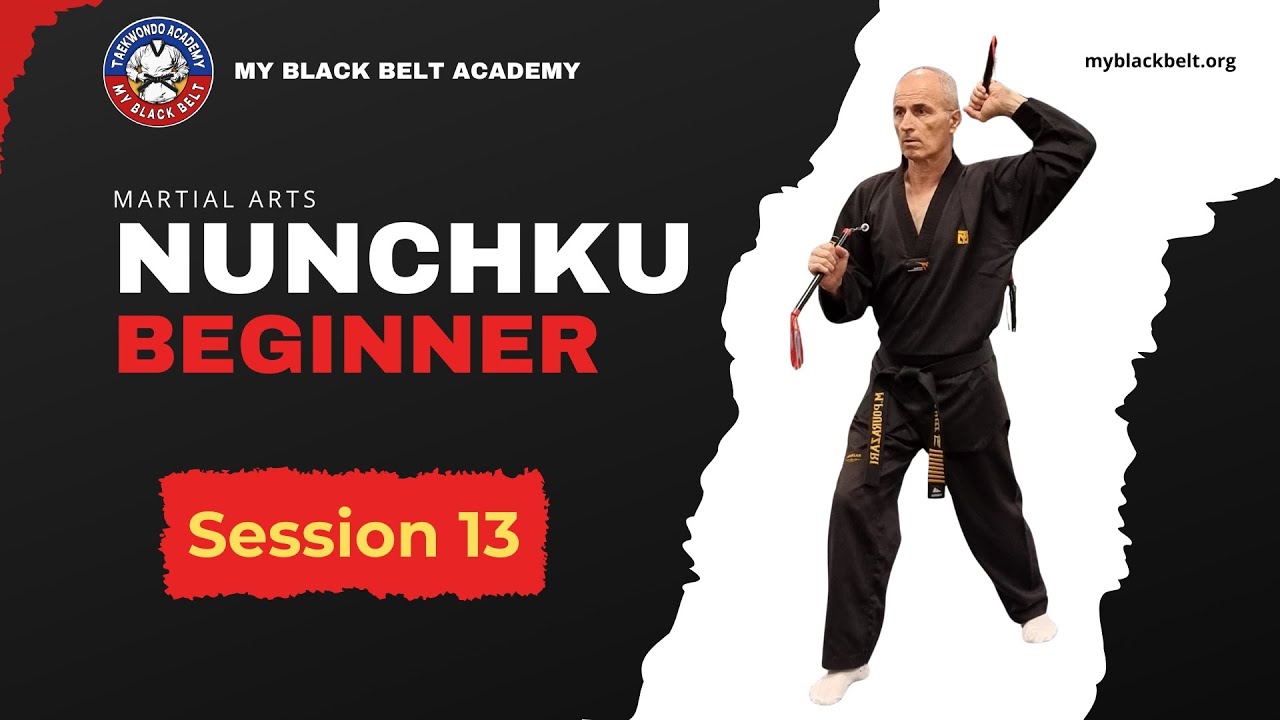 Taekwondo Nunchaku Training Part 13 🥋 | Power Strikes & Focus