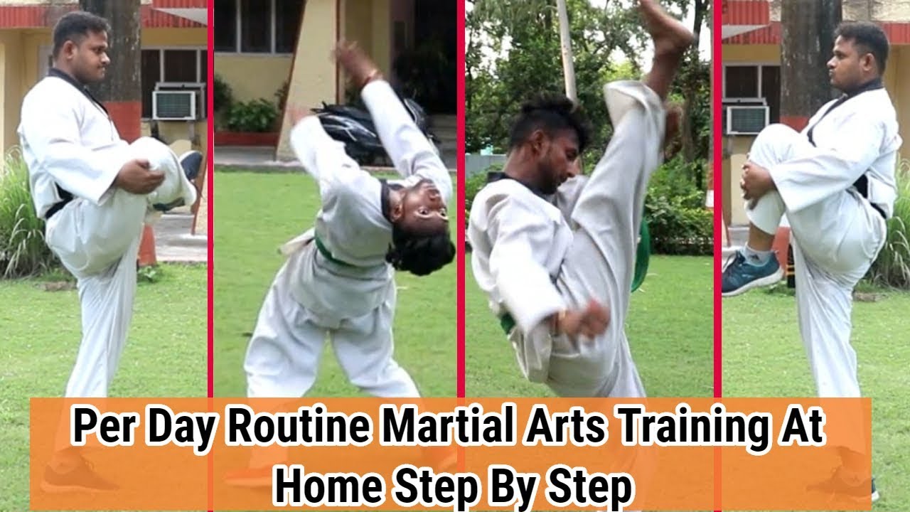 Per Day Routine Martial Arts Training At Home Step By Step | Master Shailesh