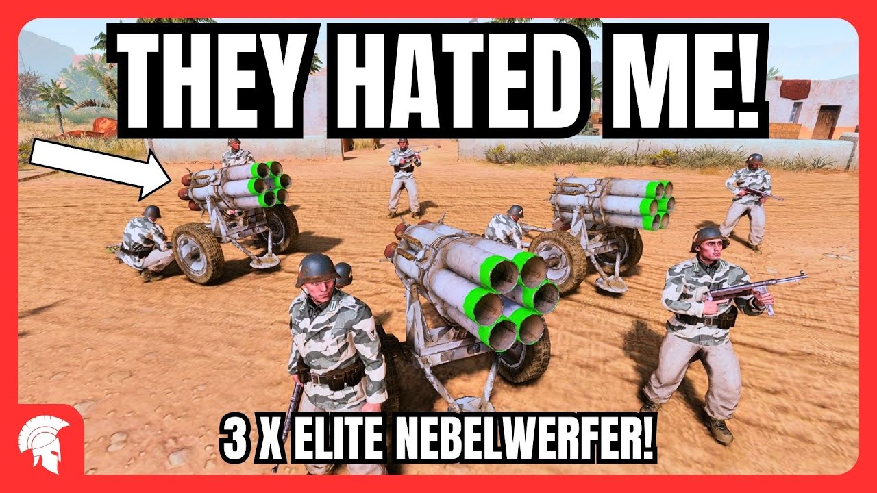 Why did they hate my 3 Elite Nebelwerfer? xD - 4vs4 - Wehrmacht - Company of Heroes 3