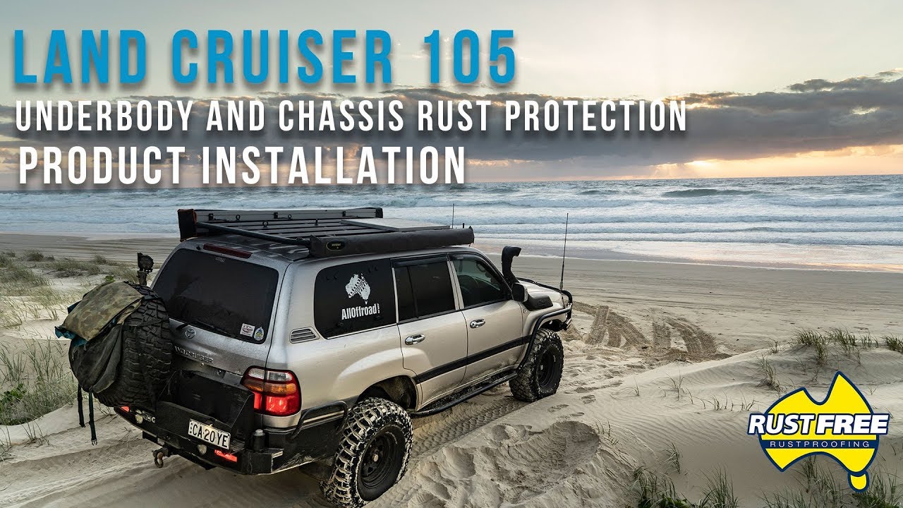 4wd Rust Protection - Land Cruiser 105 4WD Underbody Rust Protection Application by RustFree