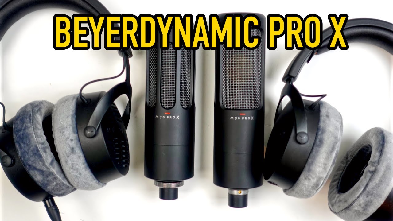 New Beyerdynamic PRO X Lineup - m90, m70 mics and DT 700 and DT 900 headphones| Booth Junkie