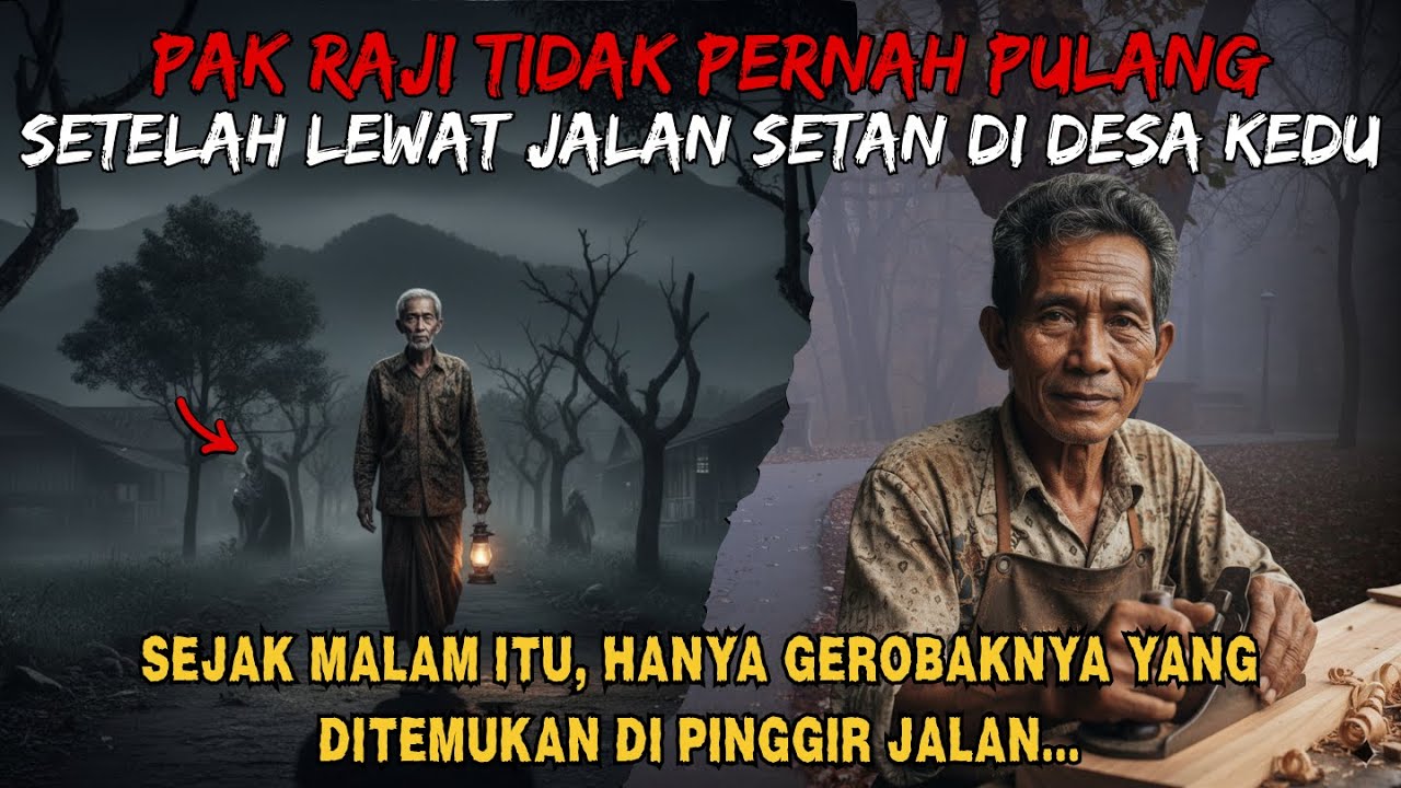 PAK RAJI TIDAK PERNAH PULANG SETELAH LEWAT JALAN SETAN DI DESA KEDU - Cerita Mistis