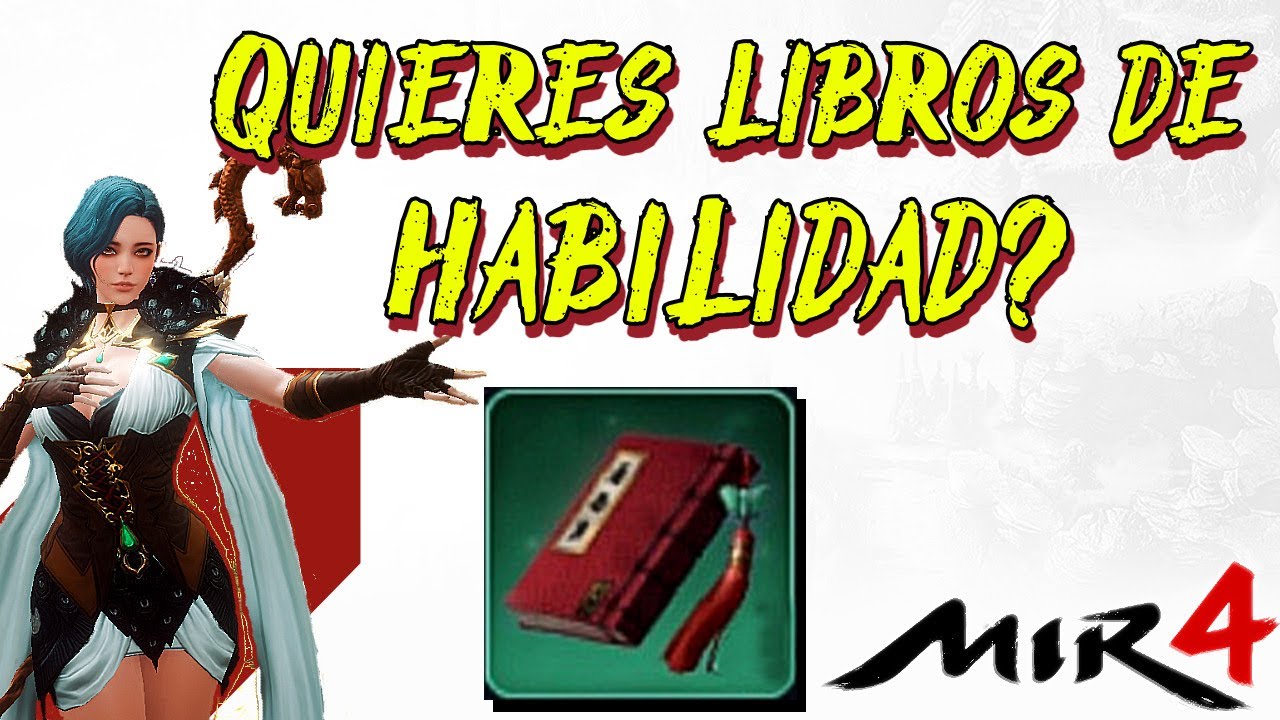 MIR4 Varias maneras de obtener libros de habilidad azules raros|Levea tus habilidades y vuélvete OP