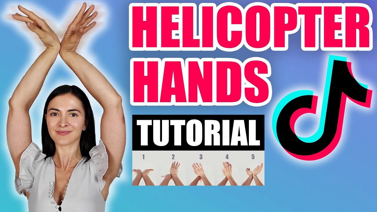 Helicopter Hands Spin TUTORIAL Step By Step (TikTok Figure 8)