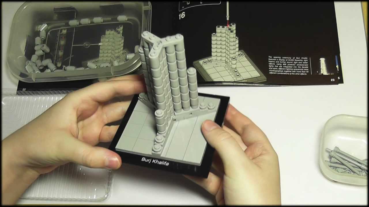 Lego Architecture & 3D Whisper Commentary: Burj Khalifa - SOUNDsculptures & WhisperDoor (ASMR)