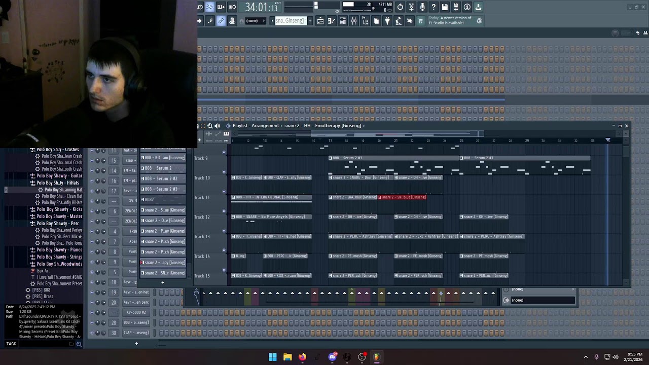 haven't made a beat for 24 hours washed??? (fl studio)